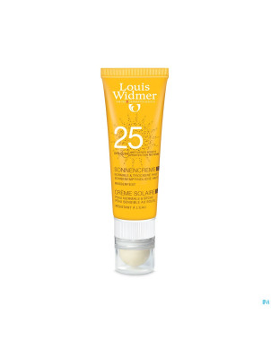Widmer sun cream 25 n/parf + lipstick tube 25ml