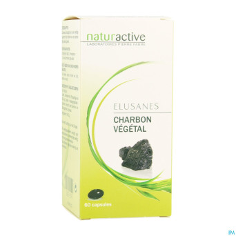 Elusanes charbon vegetal softgels 60