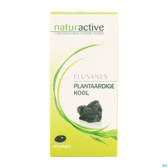 Elusanes charbon vegetal softgels 60