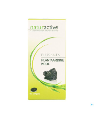 Elusanes charbon vegetal softgels 60
