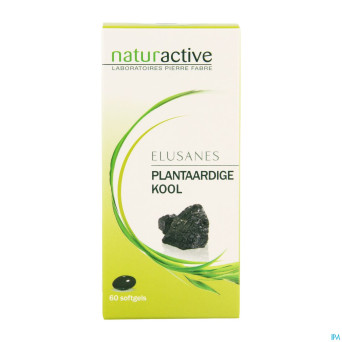 Elusanes charbon vegetal softgels 60