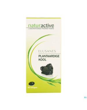 Elusanes charbon vegetal softgels 60