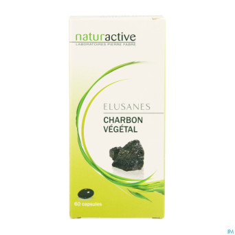 Elusanes charbon vegetal softgels 60