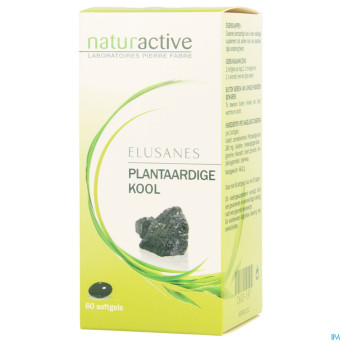 Elusanes charbon vegetal softgels 60