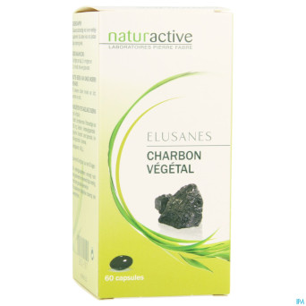 Elusanes charbon vegetal softgels 60