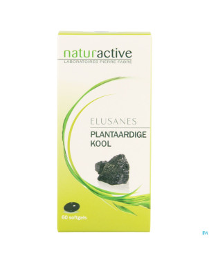 Elusanes charbon vegetal softgels 60