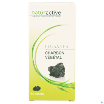 Elusanes charbon vegetal softgels 60