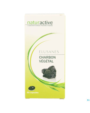 Elusanes charbon vegetal softgels 60