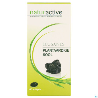 Elusanes charbon vegetal softgels 60