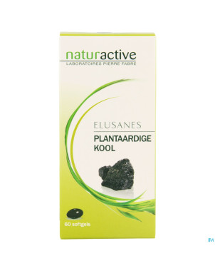 Elusanes charbon vegetal softgels 60