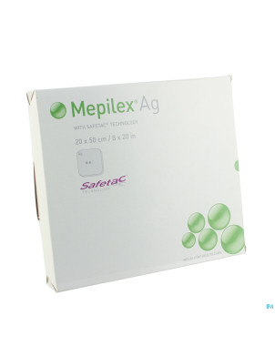 Mepilex ag pansement steril  20,0x50,0cm  2 287510