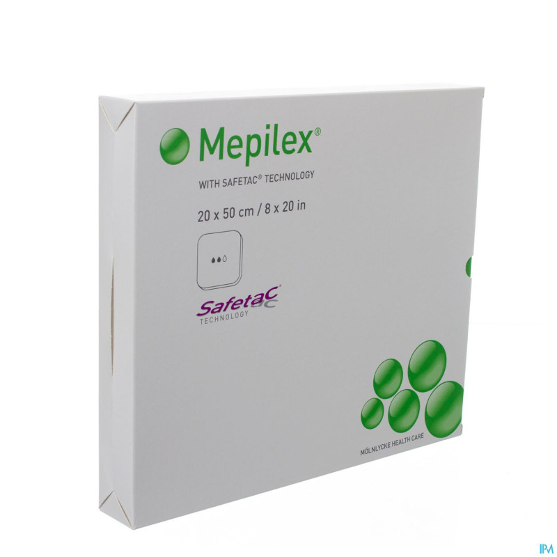 Mepilex pans mousse sil abs ster 20x50cm  2 294500