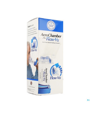 Aerochamber plus a/static+flow-vu-mask adult