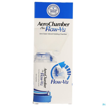 Aerochamber plus a/static+flow-vu-mask adult