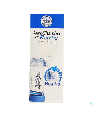 Aerochamber plus a/static+flow-vu-mask adult