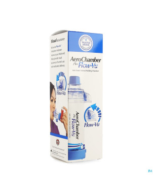 Aerochamber plus a/static+flow-vu-mouthpiece adult