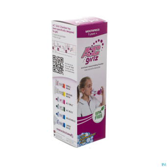 Aerochamber plus a/static+flow-vu-mouthpiece girlz