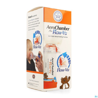 Aerochamber plus a/static+flow-vu-mask baby
