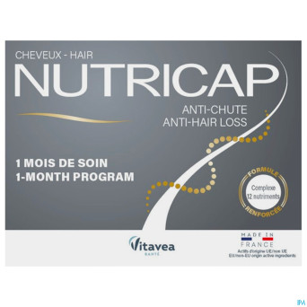 Nutricap antichute 3mois+1 grat.gel 120+60 promo