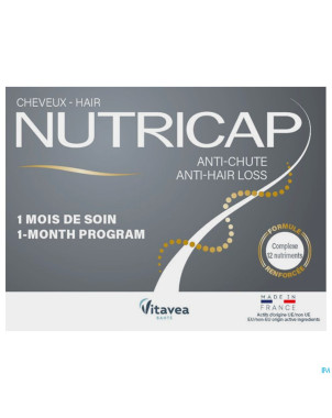 Nutricap antichute 3mois+1 grat.gel 120+60 promo