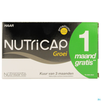 Nutricap antichute 3mois+1 grat.gel 120+60 promo