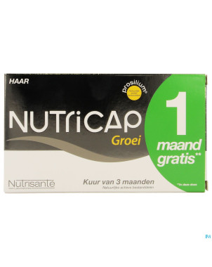 Nutricap antichute 3mois+1 grat.gel 120+60 promo