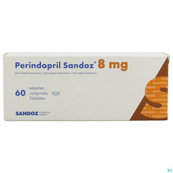 Perindopril sandoz 8 mg sandoz comp  60 x 8 mg
