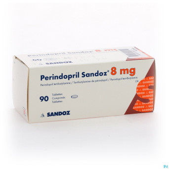 Perindopril sandoz 8 mg sandoz comp  90 x 8 mg