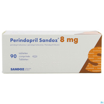 Perindopril sandoz 8 mg sandoz comp  90 x 8 mg