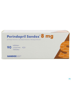 Perindopril sandoz 8 mg sandoz comp  90 x 8 mg