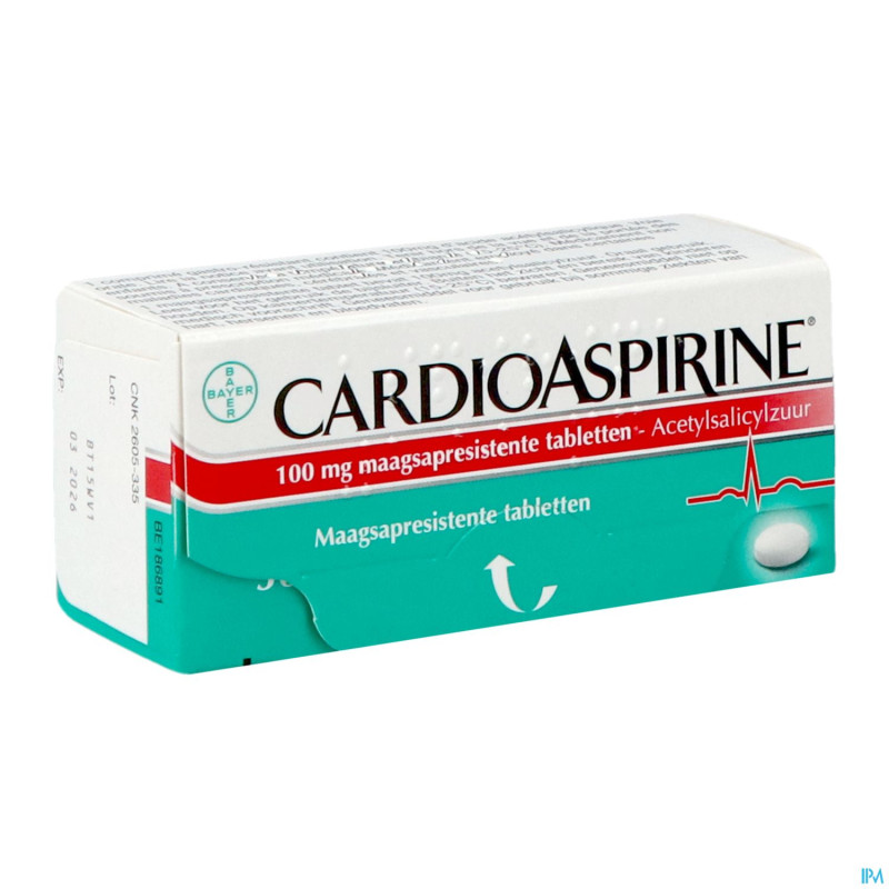 Cardioaspirine gastro resist. tabl 56 x 100mg