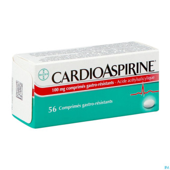 Cardioaspirine gastro resist. tabl 56 x 100mg
