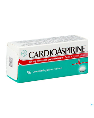 Cardioaspirine gastro resist. tabl 56 x 100mg