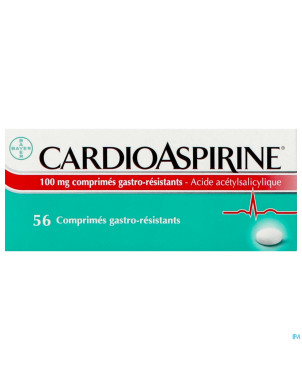 Cardioaspirine gastro resist. tabl 56 x 100mg