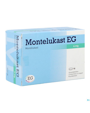 Montelukast eg comp a croquer 98 x 4 mg