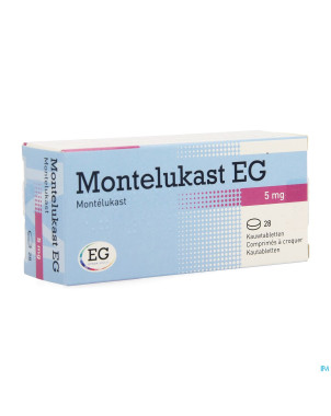 Montelukast eg comp a croquer 28 x 5 mg
