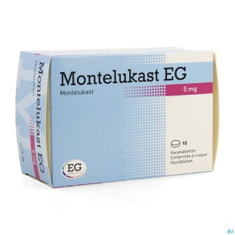 Montelukast eg comp a croquer 98 x 5 mg