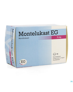 Montelukast eg comp a croquer 98 x 5 mg