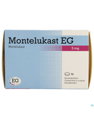 Montelukast eg comp a croquer 98 x 5 mg