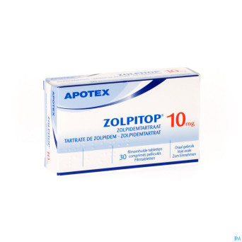 Zolpitop 10 mg tabl pell 30 x 10 mg