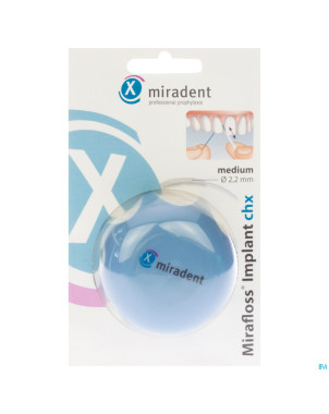 Miradent mirafloss implant chx medium 50
