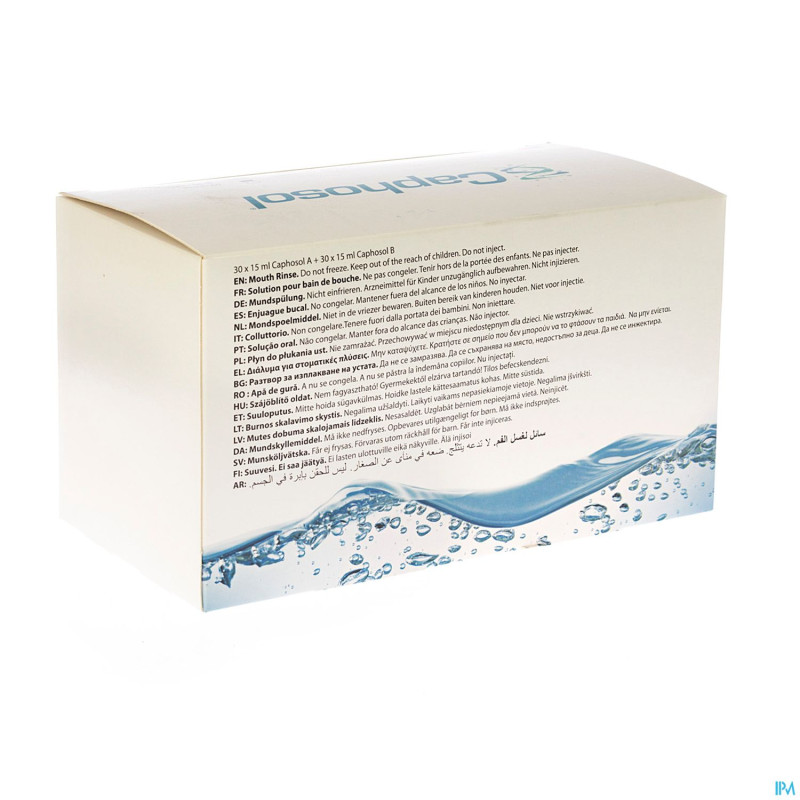 Caphosol amp 15ml 1x30 doses (semaine-1x60 amp)