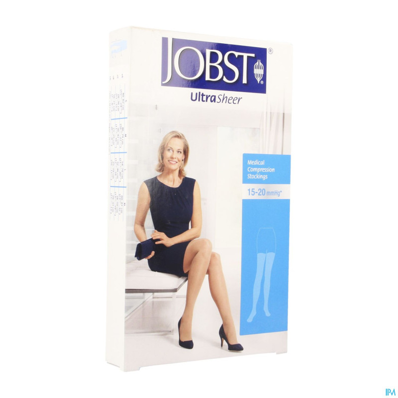 Jobst ultrasheer comf.c1 bas cuisse anthracite  l
