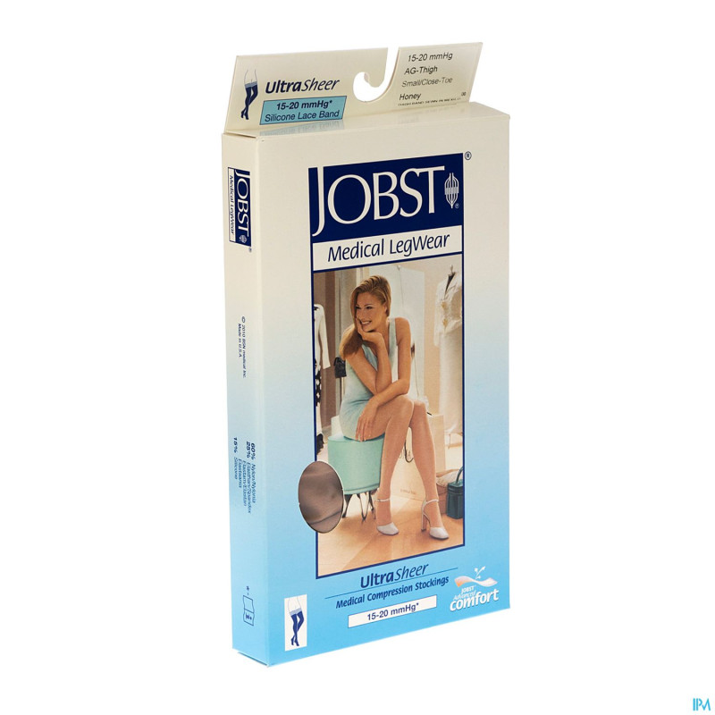 Jobst ultrasheer comf.c1 bas cuisse honey    s
