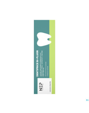 Nep dentifrice bi fluor   tube 75ml
