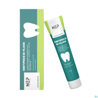Nep dentifrice bi fluor   tube 75ml