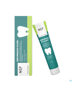 Nep dentifrice bi fluor   tube 75ml