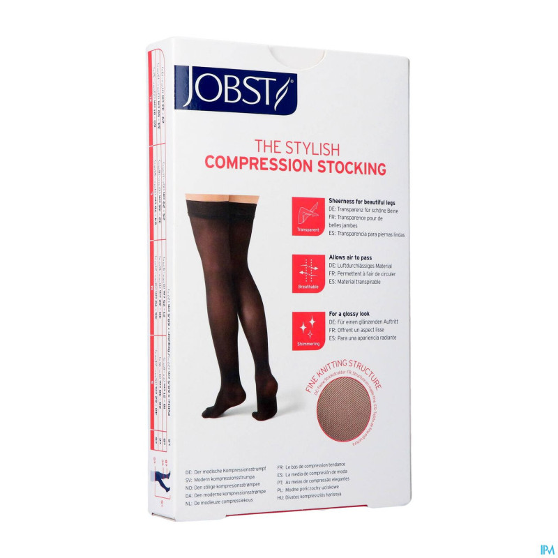 Jobst ultrasheer comf.c1 bas cuisse honey    l