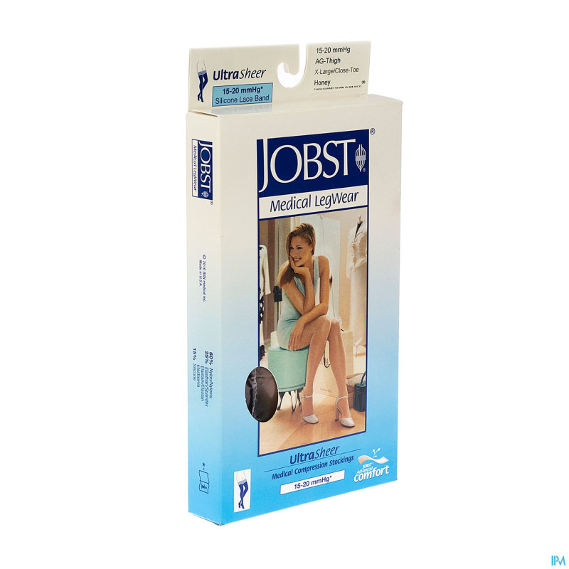 Jobst ultrasheer comf.c1 bas cuisse honey    xl