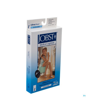 Jobst ultrasheer comf.c1 bas jarret anthracite  l